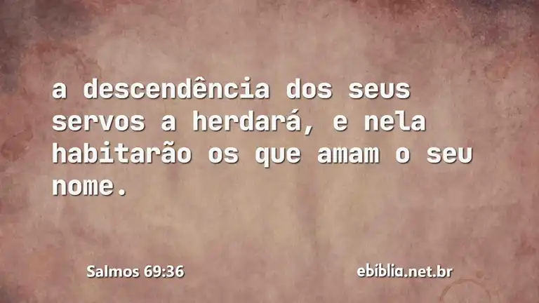 Salmos 69:36