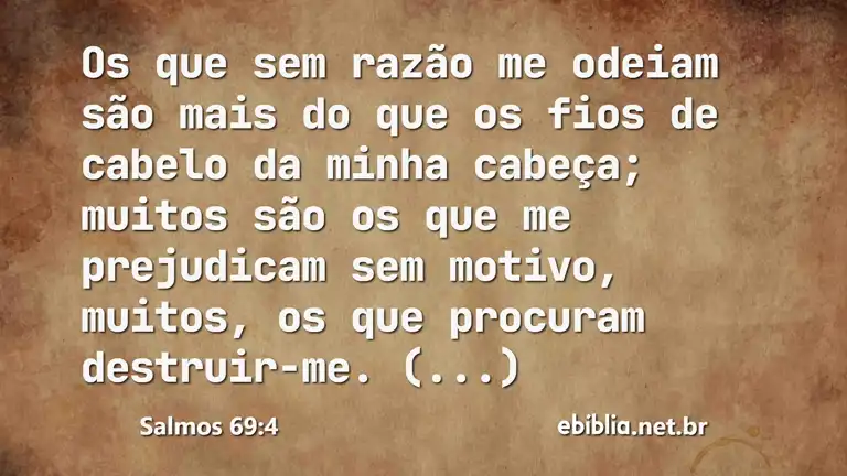 Salmos 69:4