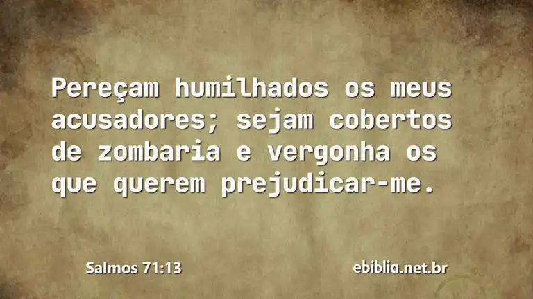 Salmos 71:13