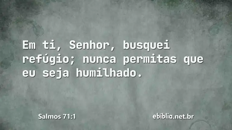 Salmos 71:1