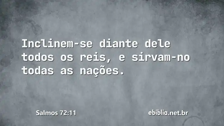 Salmos 72:11