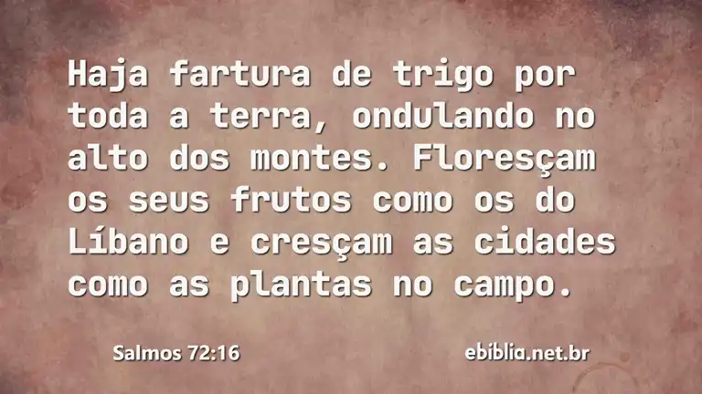 Salmos 72:16