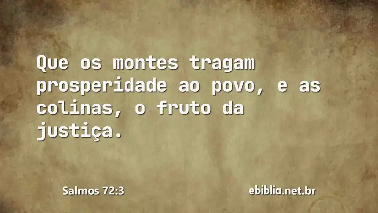 Salmos 72:3