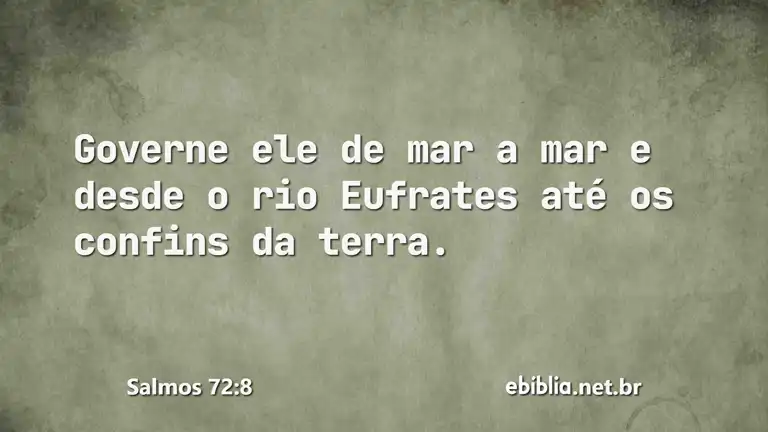 Salmos 72:8