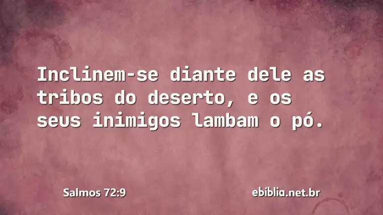 Salmos 72:9