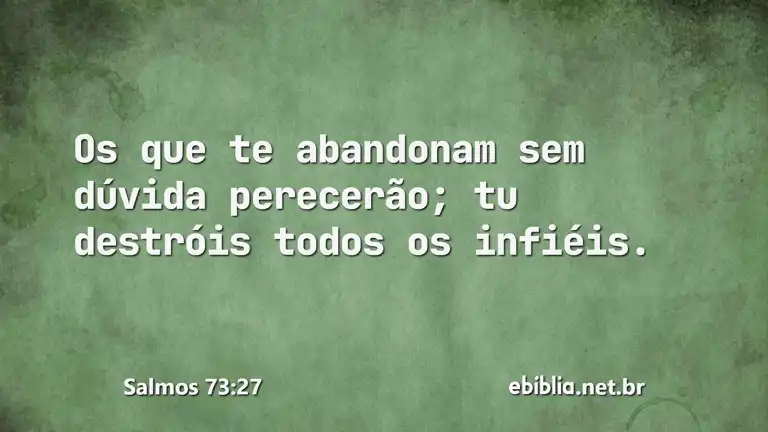 Salmos 73:27