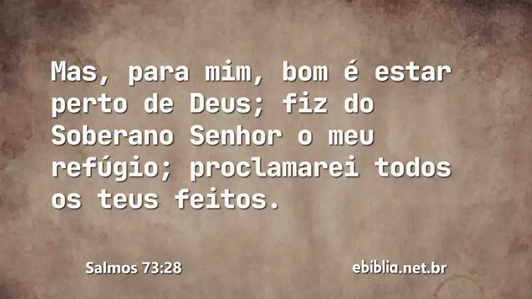 Salmos 73:28