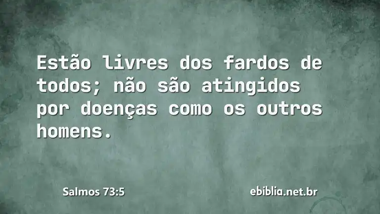 Salmos 73:5