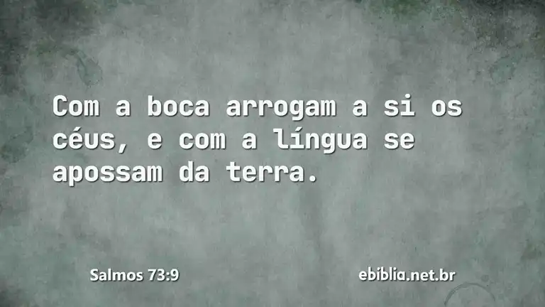 Salmos 73:9