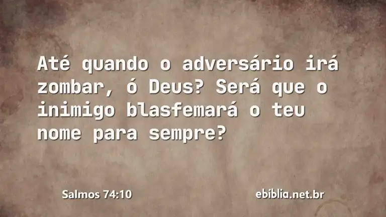 Salmos 74:10