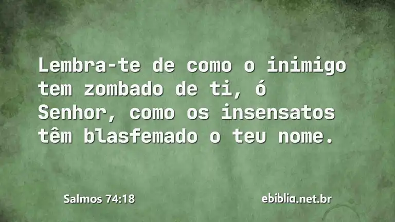 Salmos 74:18