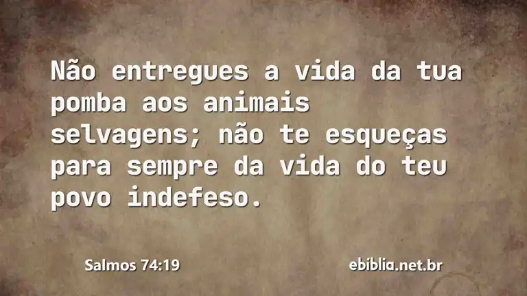 Salmos 74:19