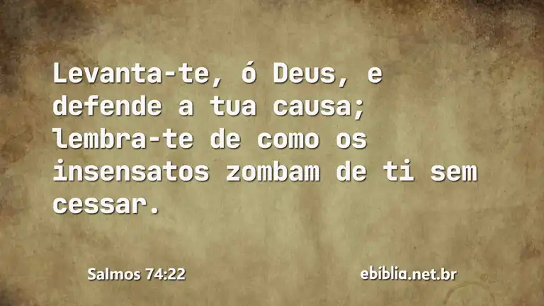 Salmos 74:22