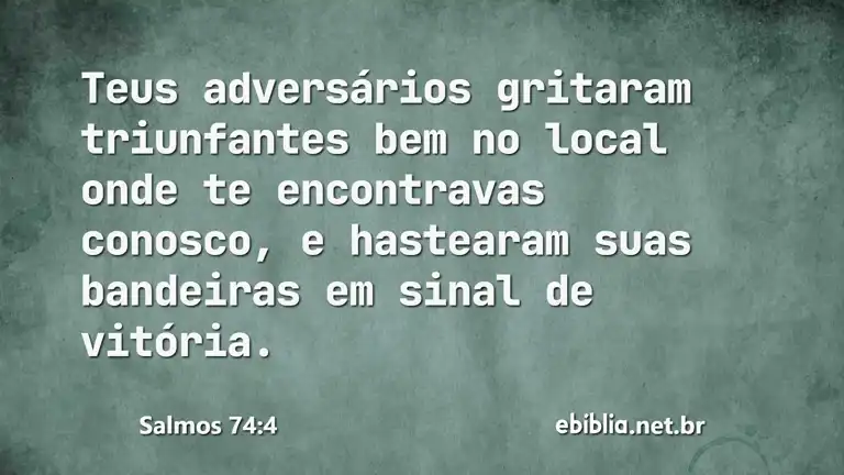 Salmos 74:4