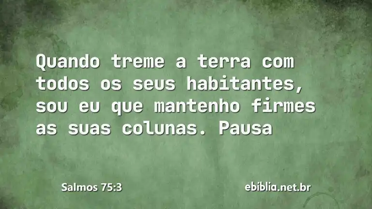 Salmos 75:3