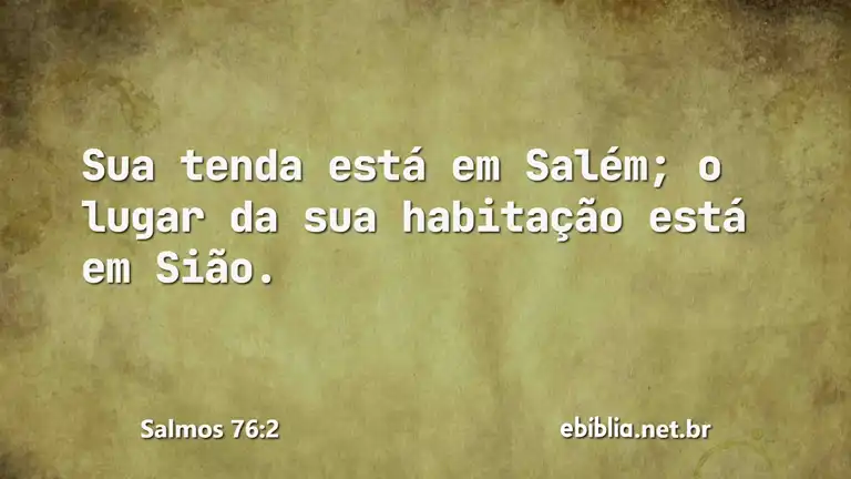 Salmos 76:2