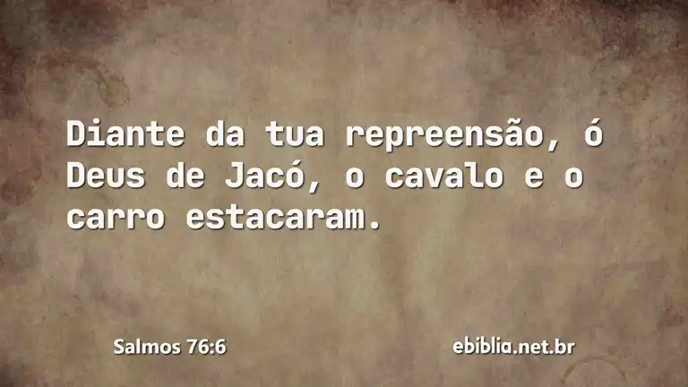 Salmos 76:6