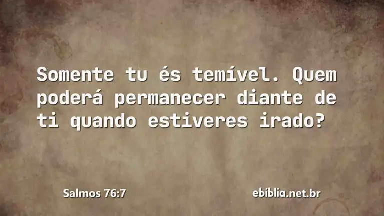 Salmos 76:7