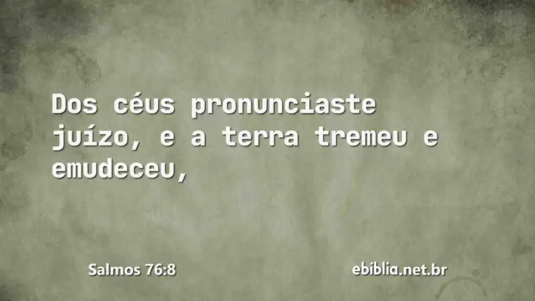 Salmos 76:8