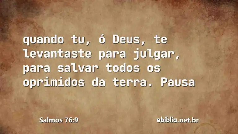 Salmos 76:9