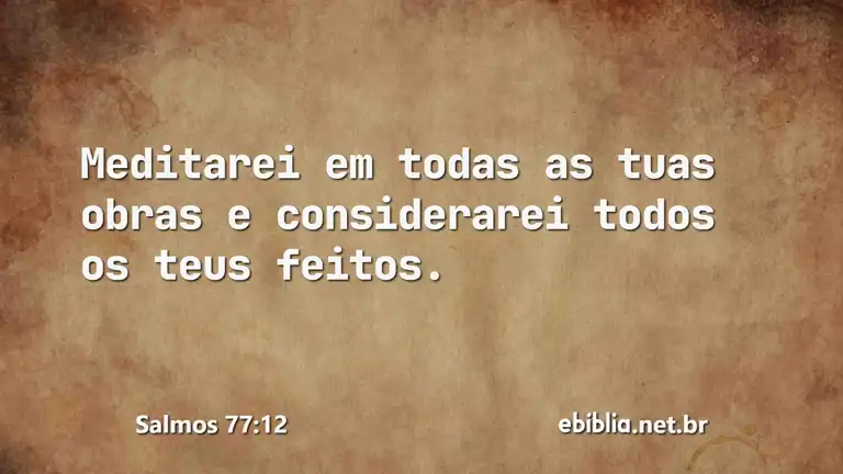 Salmos 77:12