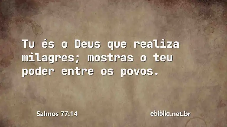 Salmos 77:14