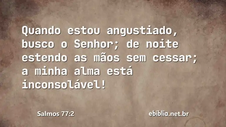 Salmos 77:2