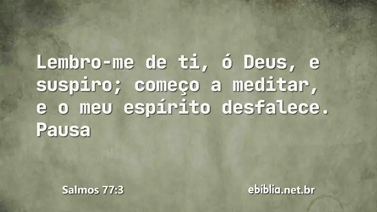 Salmos 77:3