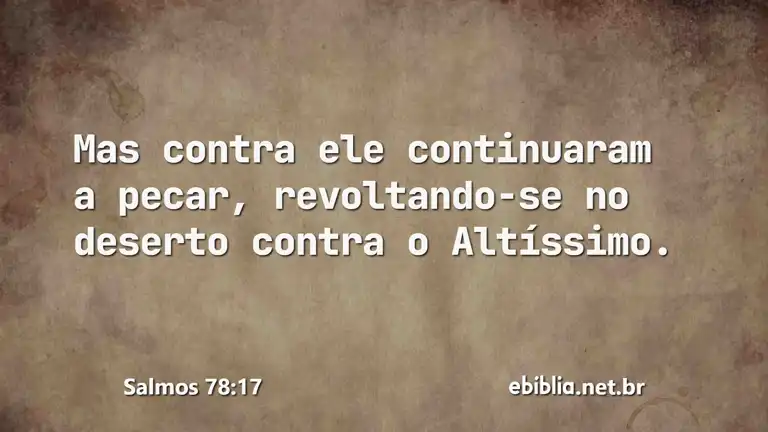 Salmos 78:17