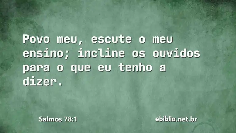 Salmos 78:1