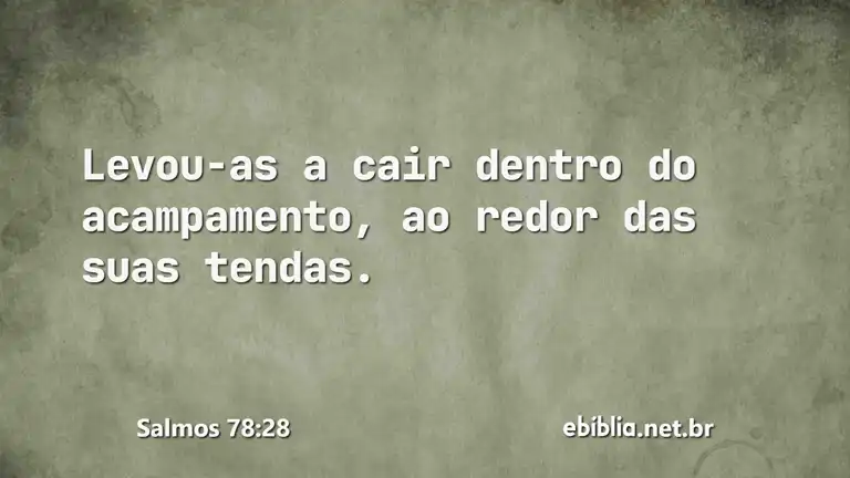 Salmos 78:28