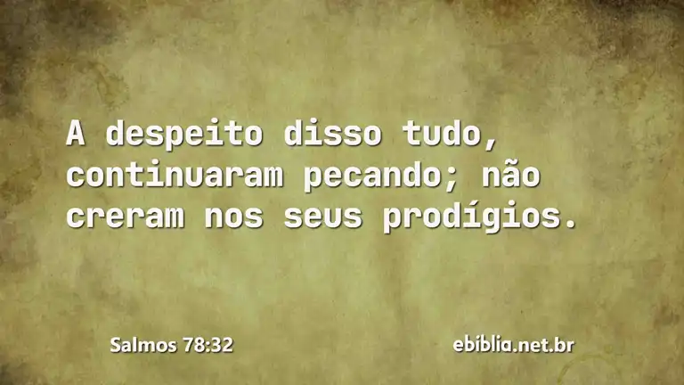 Salmos 78:32