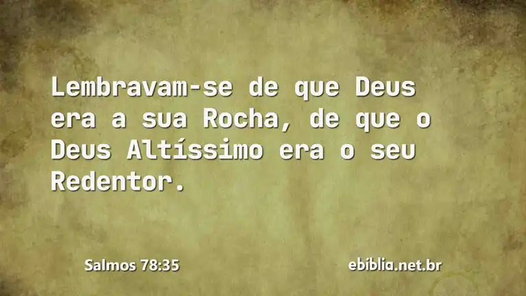 Salmos 78:35