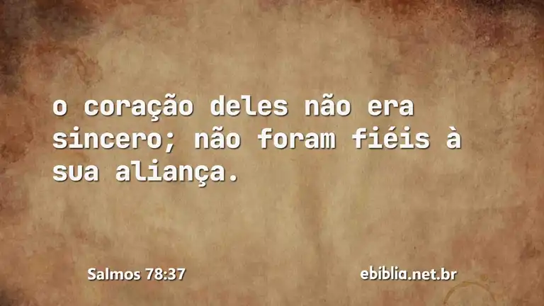 Salmos 78:37