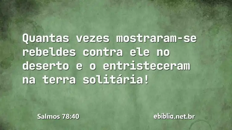 Salmos 78:40