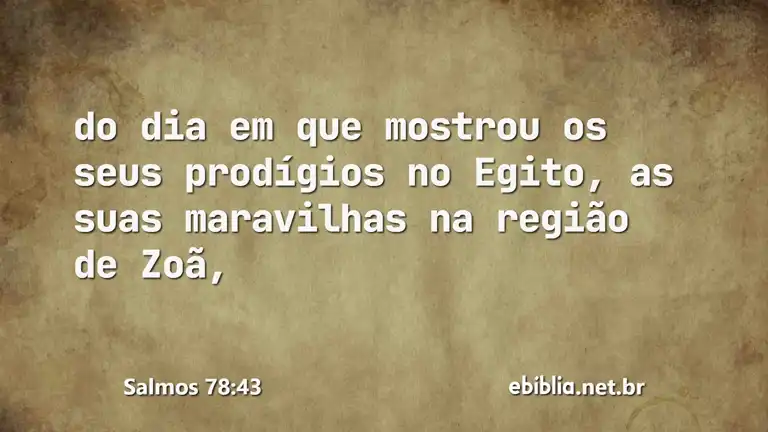 Salmos 78:43