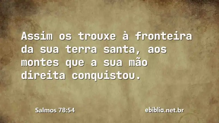 Salmos 78:54