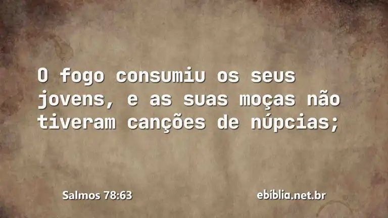 Salmos 78:63