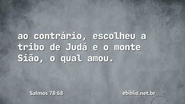 Salmos 78:68