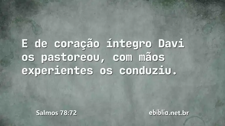 Salmos 78:72