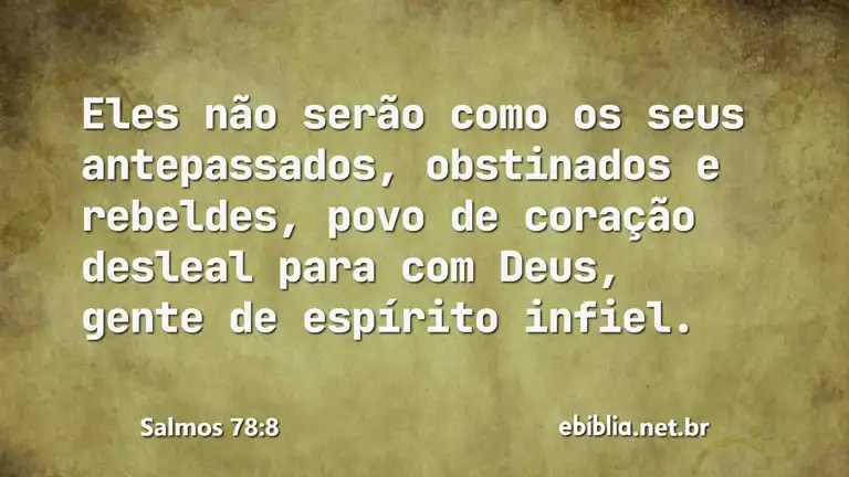 Salmos 78:8