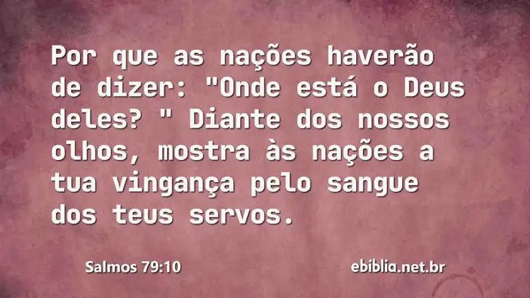 Salmos 79:10