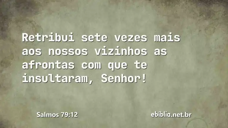 Salmos 79:12