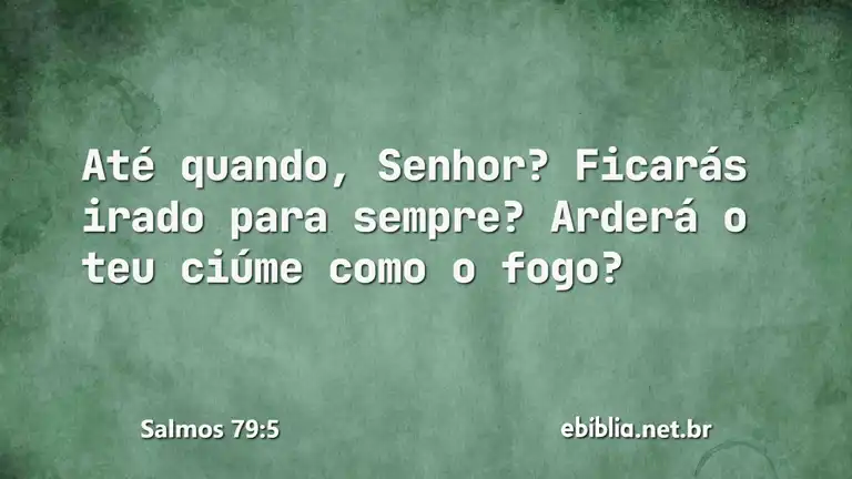 Salmos 79:5