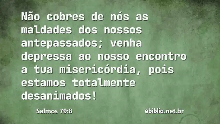 Salmos 79:8