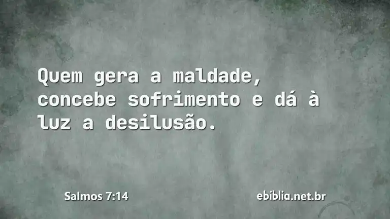 Salmos 7:14