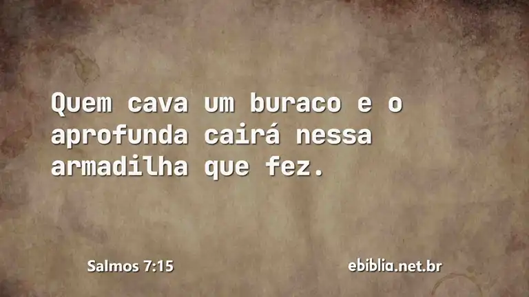 Salmos 7:15