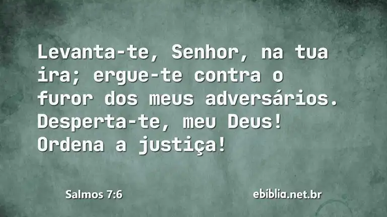 Salmos 7:6