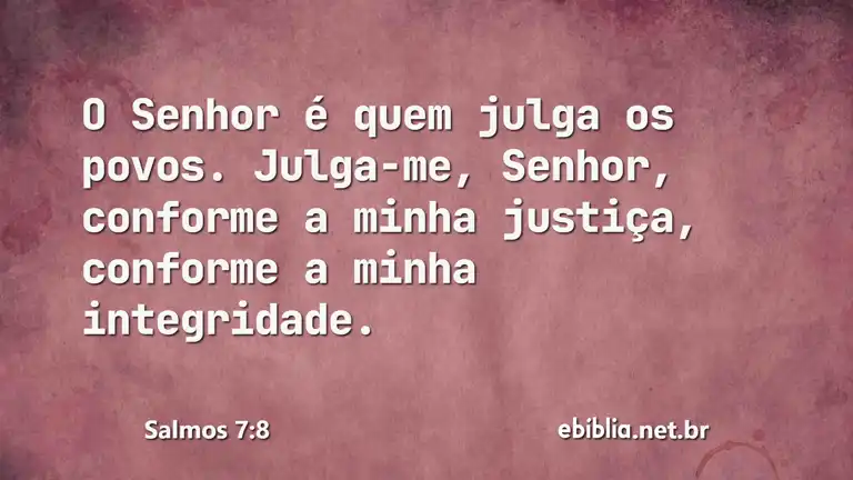 Salmos 7:8