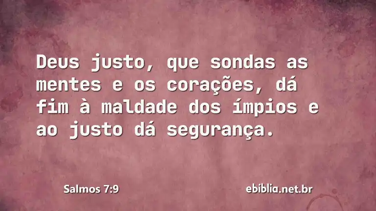 Salmos 7:9